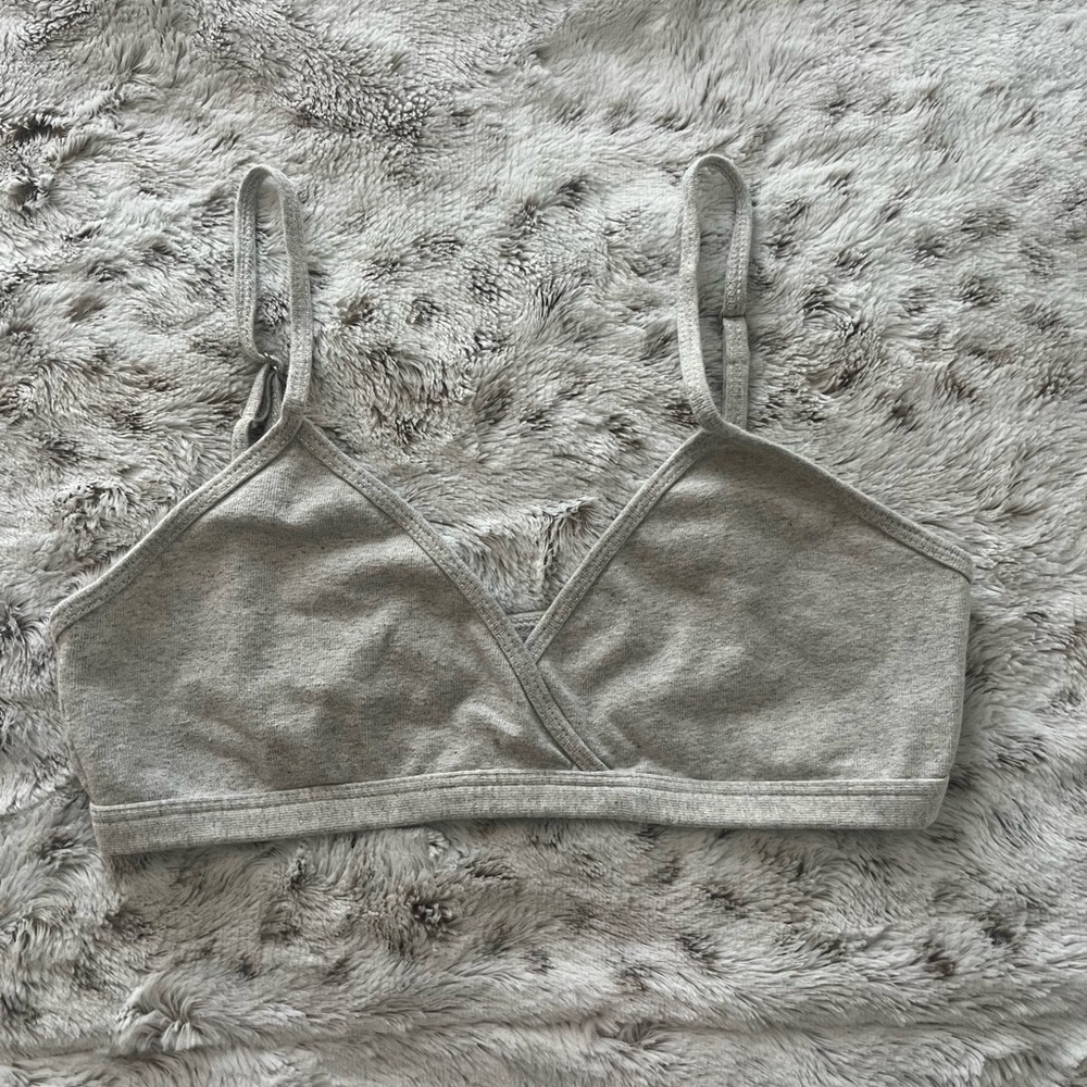 Brandy Melville Light Gray Bralette